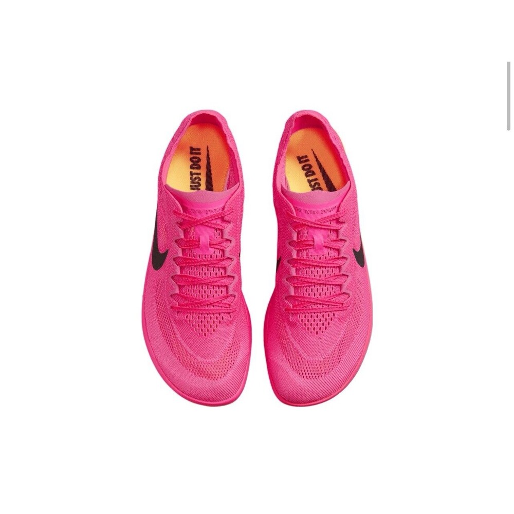 Nike ZoomX Dragonfly Hyper Pink Orange Track Shoes CV0400-600 Men Sizes NEW - Picture 4 of 9